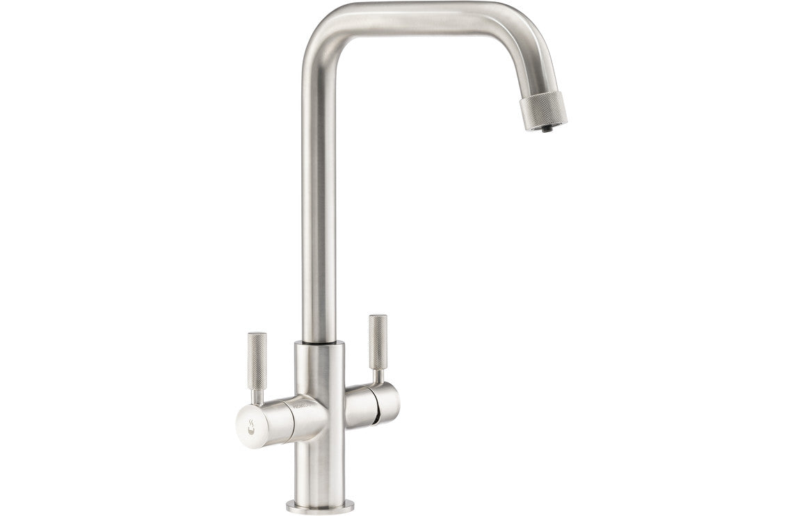 Abode Industria 3 IN 1 Monobloc Tap - Brushed Nickel PT1196