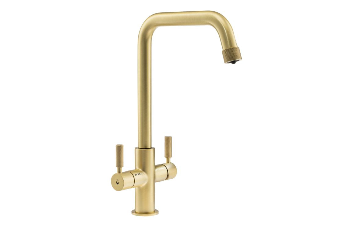 Abode Industria 3 IN 1 Monobloc Tap - Brushed Brass PT1199