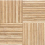 Groove Teak Wood Effect Matt Ceramic Tile - 310x980mm- N23
