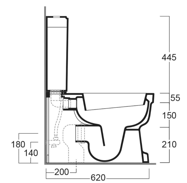 Florence Close Coupled Toilet