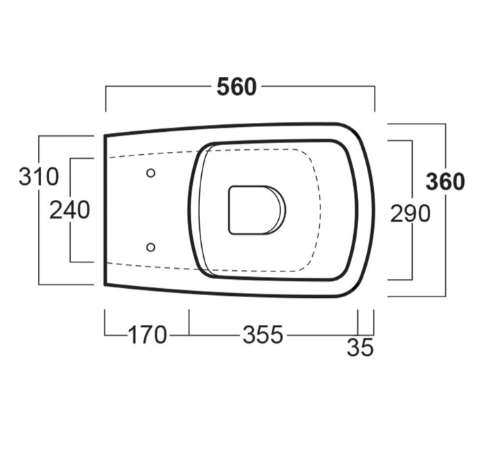 Ruth Rimless Wall Hung Toilet