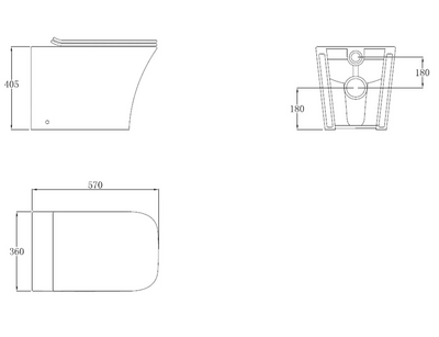 Linda Back To Wall Pan & Soft Close Seat