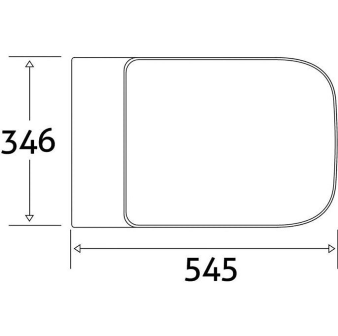 Jodie Back To Wall Toilet & Soft Close Wrap Over Seat