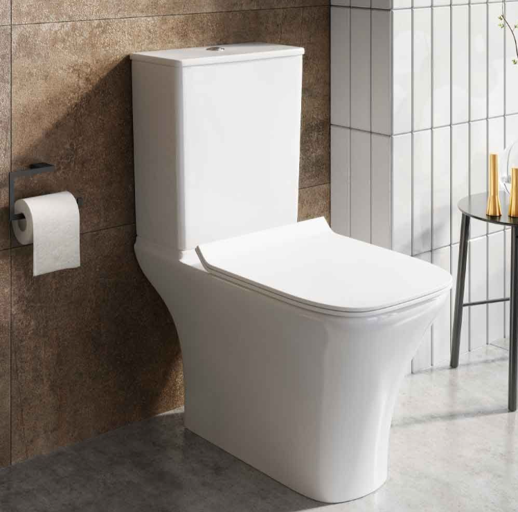 Henry Close Coupled Rimless Toilet & Soft Close Seat