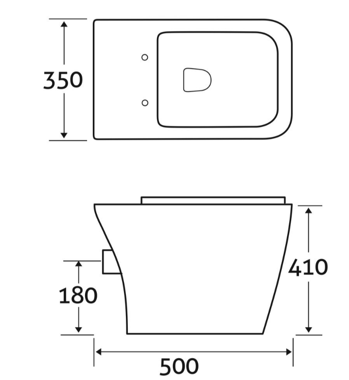 Sue Back To Wall Toilet & Soft Close Seat