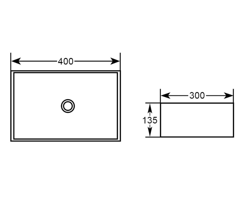 Benton Countertop Ceramic Basin