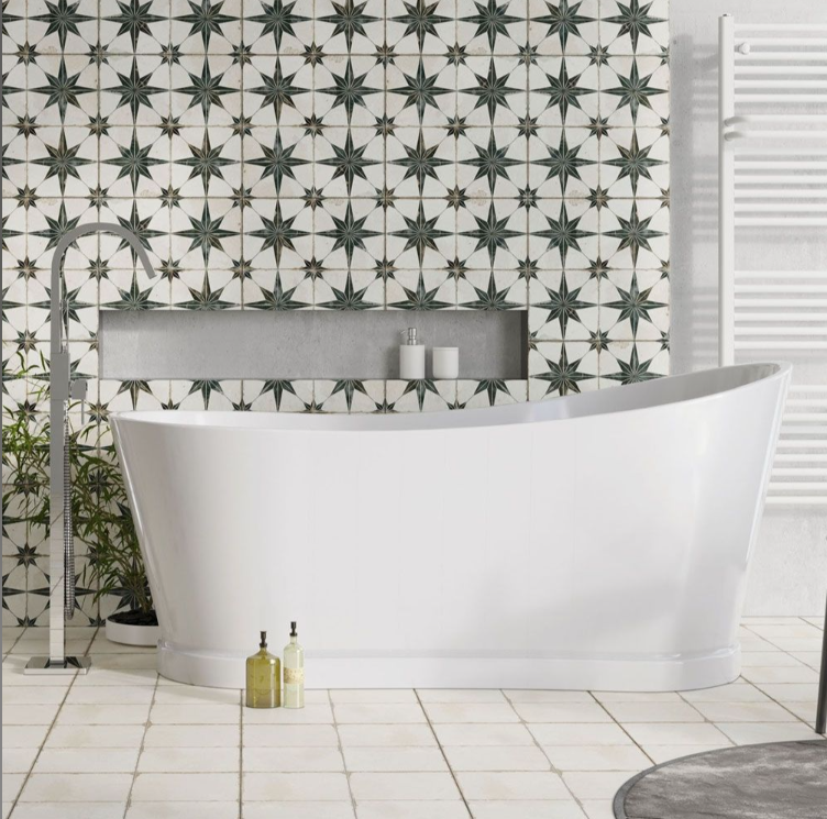 Glen Freestanding Acrylic Bath - 1720x790mm