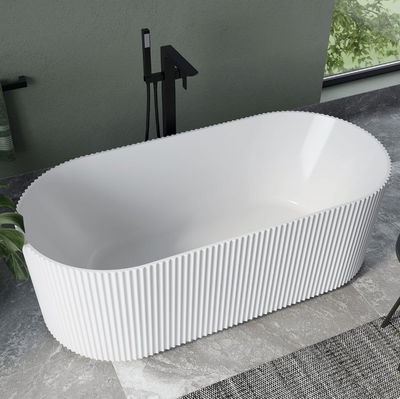 Globe White Freestanding Acrylic Bath – 1700x800mm