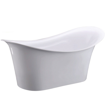 Nogales White Freestanding Acrylic Bath - 1750x825mm