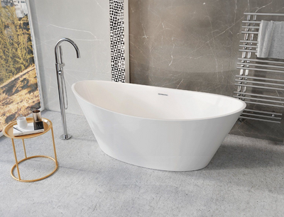 Bambi Freestanding White Acrylic Bath 1700x800mm