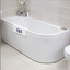 Avos Double-Ended Super Strong Bath Inc Bath Panel - Left-Hand - 725x1650mm
