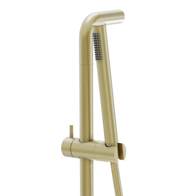 Ellie Round Shower Slide Rail Kit - Brushed Gold N24