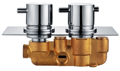 Arkansas Single Outlet Round Concealed Shower Valve