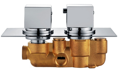 Arkansas Single Outlet Concealed Valve & Square Shower Head