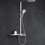 Monaco Lux Thermostatic Shower Pack Dual Outlet - Chrome