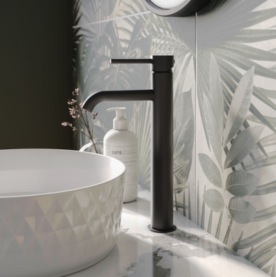 Ellie Tall Basin Mixer Tap - Matt Black N24