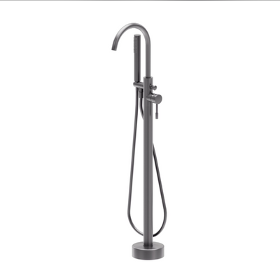 Ellie Floor Standing Bath Shower Mixer - Gunmetal N24