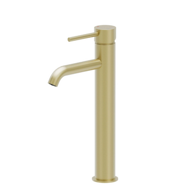 Ellie Tall Basin Mixer Tap - Brushed Gold N24