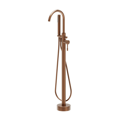 Ellie Floor Standing Bath Shower Mixer - Brushed Bronze N24