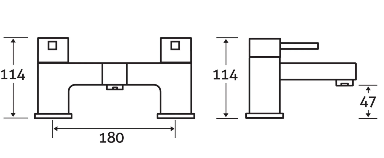 Adore Bath Filler Tap