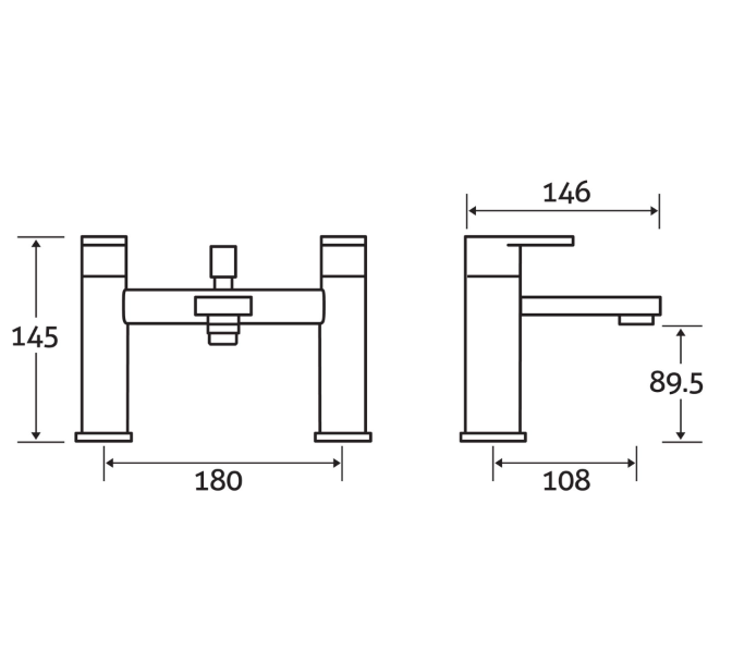 Senna Bath Shower Mixer Tap