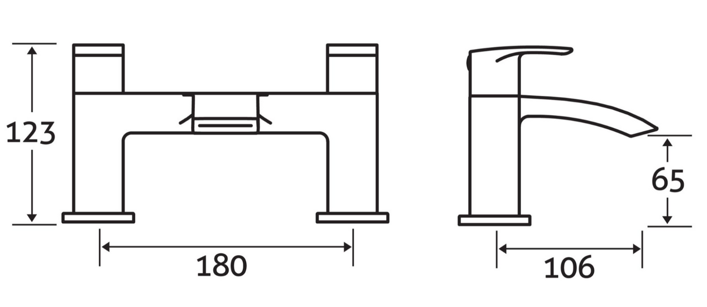 Focus Bath Filler Tap