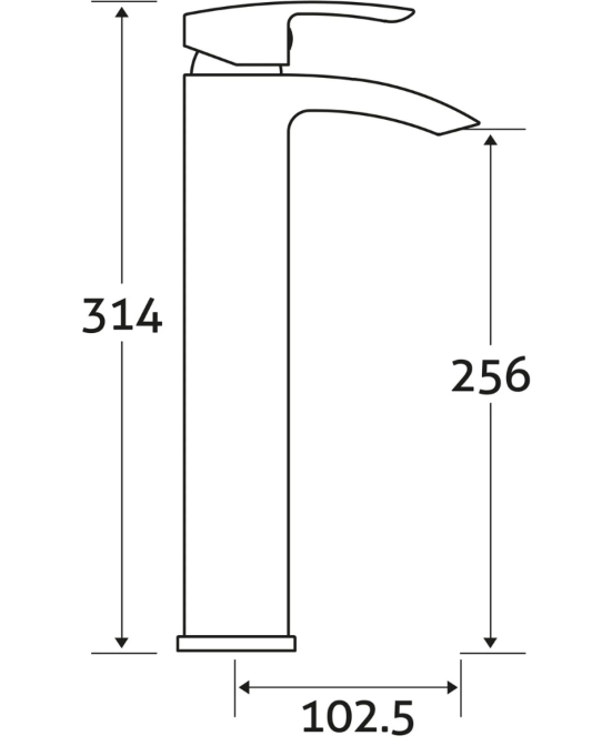 Focus Tall Basin Mixer Tap
