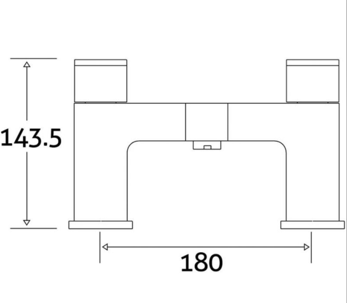 Cubus Bath Filler Tap
