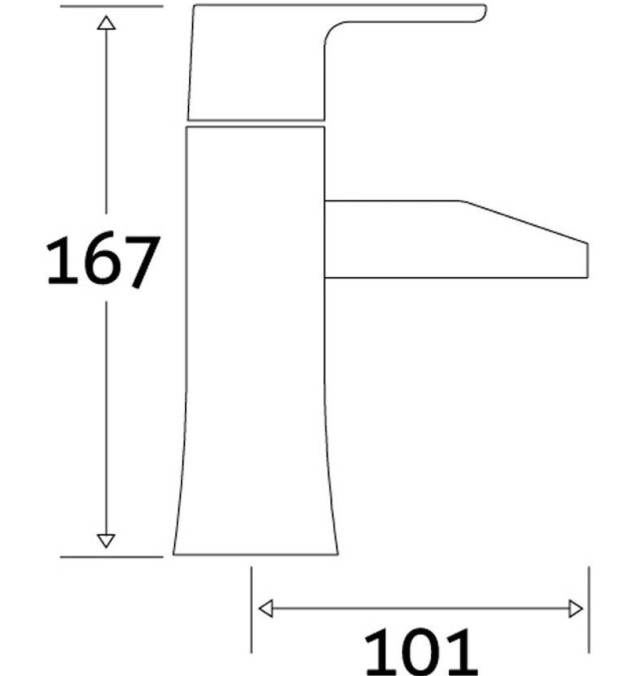 Jazz Waterfall Bath Filler Tap