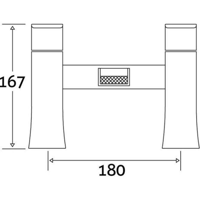 Jazz Waterfall Bath Filler Tap