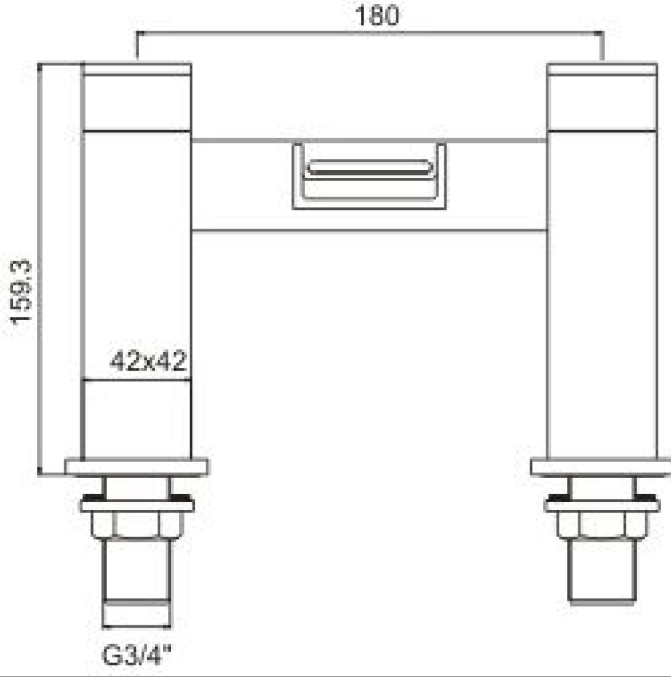 Egypt Waterfall Bath Filler Tap