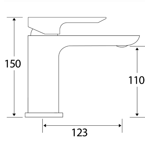 Egypt Waterfall Bath Shower Mixer Tap