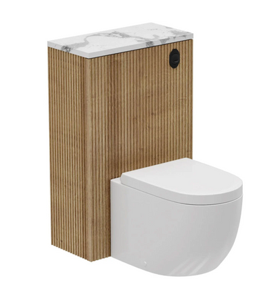 Rebecca Ribbed WC Unit in Natural Oak N24