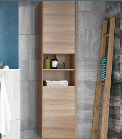 Tawny Wall Hung Storage Unit in Natural Oak