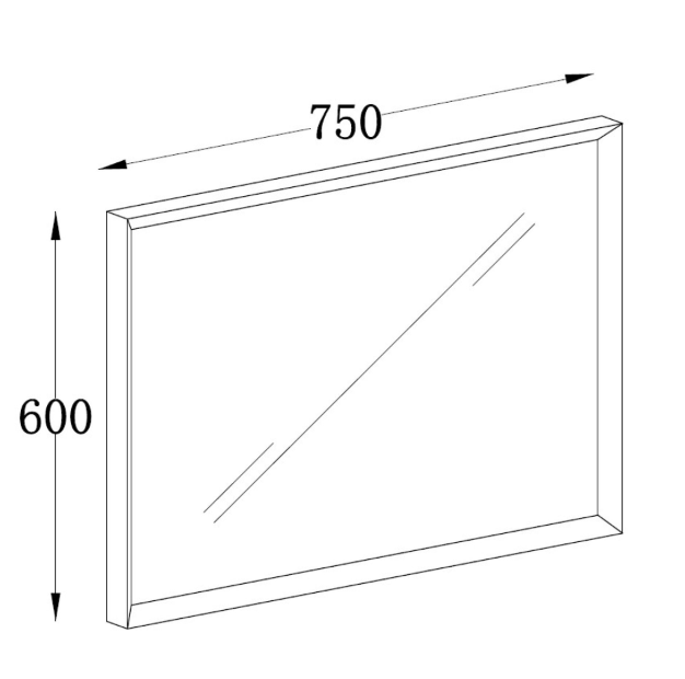 Jupiter Mirror 600x750mm