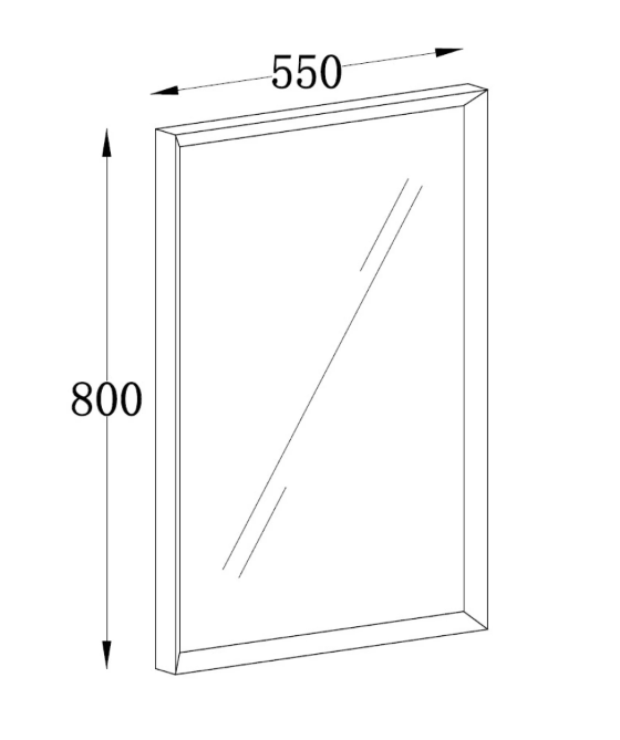 Jupiter Mirror 800x550mm