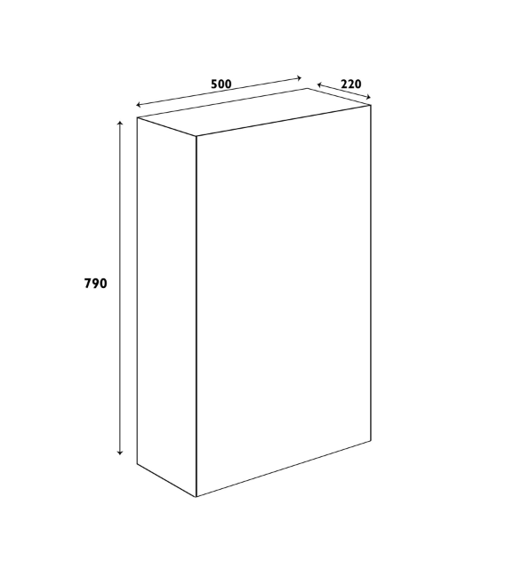 Nancy WC Unit in Light Grey Gloss