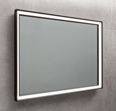 Adam 700 x 1000mm LED Mirror - Black Frame