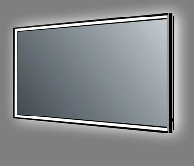 Adam 700 x 1200mm LED Mirror - Black Frame