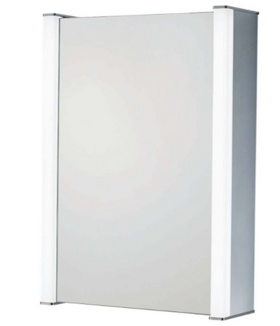 Ada 500mm Single Door LED Mirrored Cabinet With Bluetooth Speakers