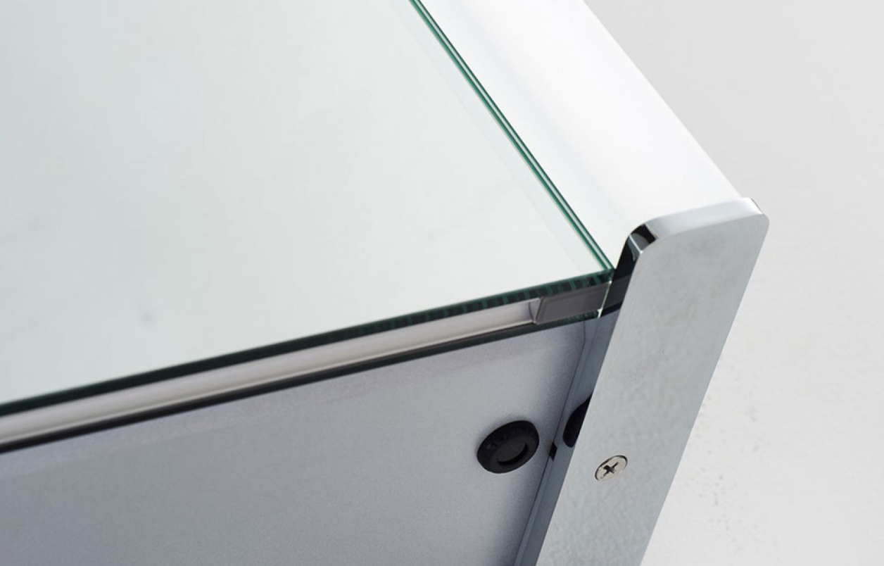 Ada 500mm Single Door LED Mirrored Cabinet With Bluetooth Speakers