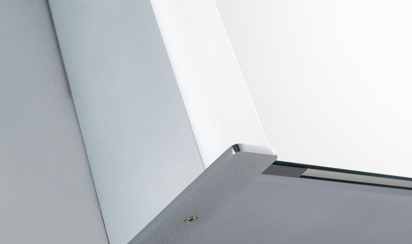 Ada 500mm Single Door LED Mirrored Cabinet With Bluetooth Speakers