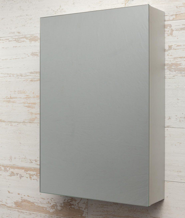 Aurora 500mm Single Door Mirrored Cabinet