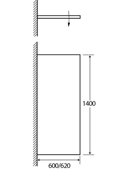 Camila Single Frameless Bath Screen