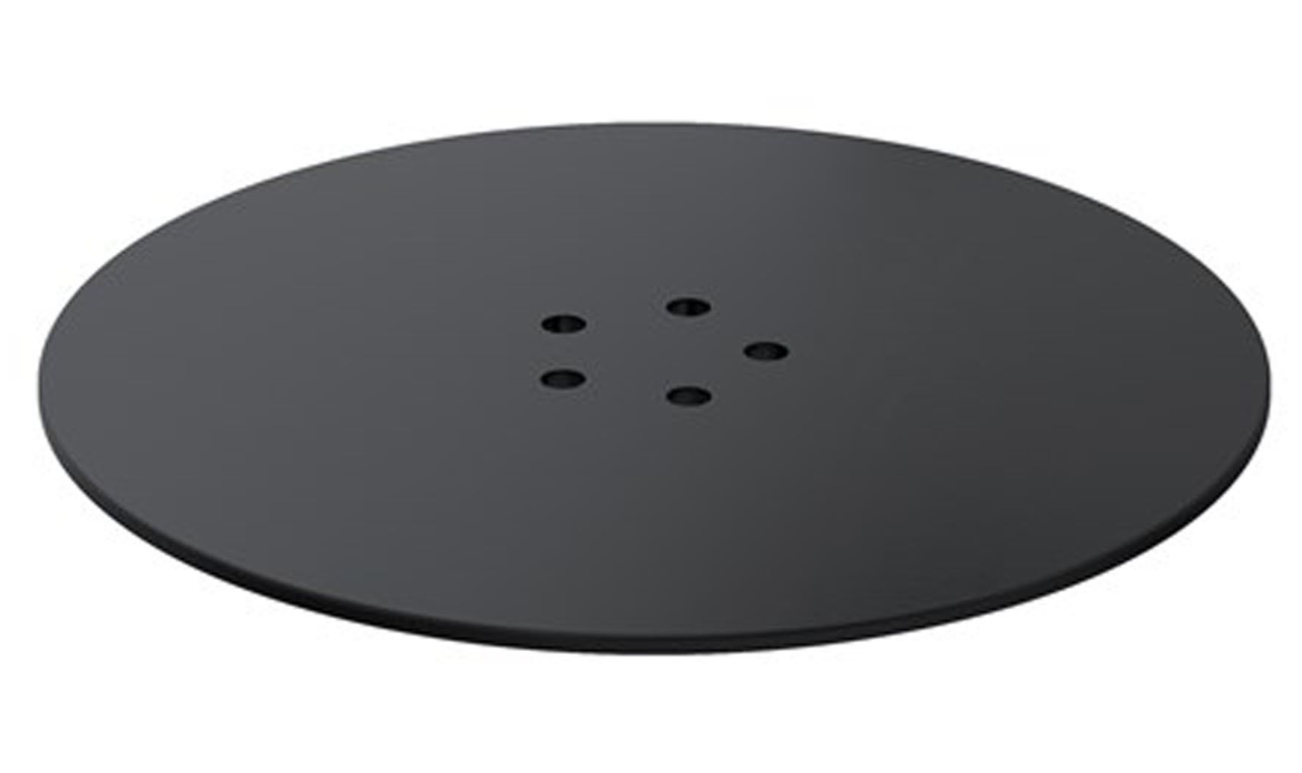 90mm Brass Shower Waste Cover - Matt Black N24