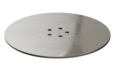 90mm Brass Shower Waste Cover - Nickel N24