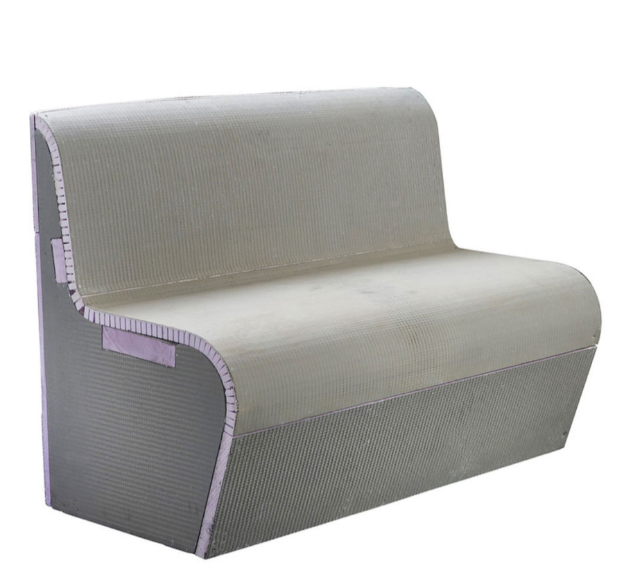 Wetroom Seating Kit - Curved Edge With Back Rest