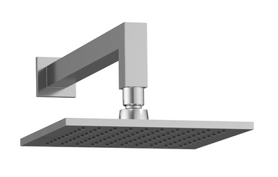 Marge Square 200mm Shower Head and Arm - Chrome N24