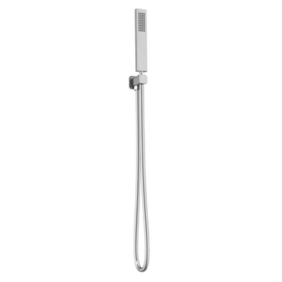 Marge Square Shower Handset & Holder With Built-In Outlet - Chrome N24