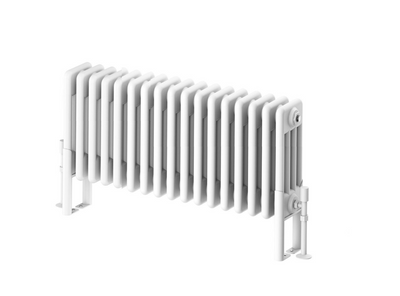 Nevada Quadruple Horizontal Column Radiator - 400x785mm - White